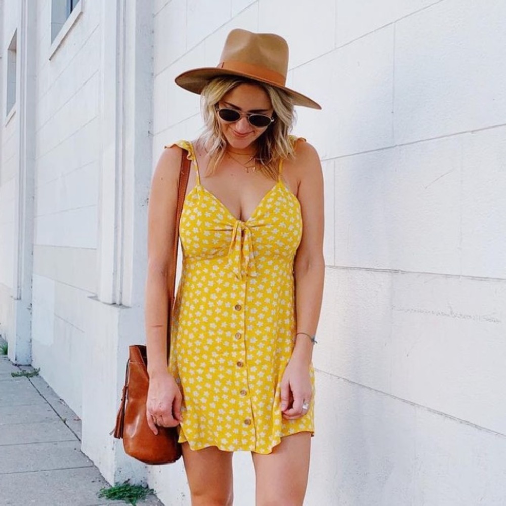 SMYM Salty Blonde Hula Mini Dress